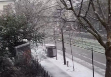 Снежна и ледена покривка во Европа, -30°C во Чешка