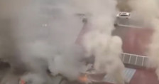 Голем пожар избувна во трговски центар во Белград