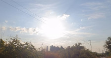 Сончево со мала локална облачност